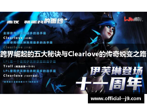 跨界崛起的五大秘诀与Clearlove的传奇蜕变之路 跨界崛起的五大秘诀与Clearlove的传奇蜕变之路